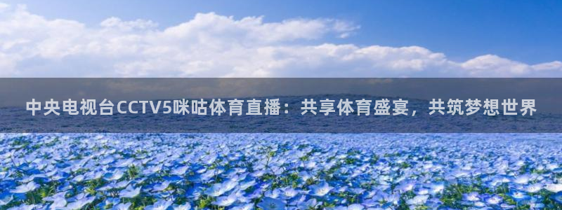 jrkan直播nba：中央电视台CCTV5咪咕体育直播：共享体育盛宴，共筑梦想世界